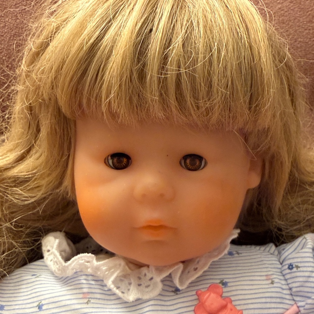Corolle doll blonde hair brown eyes vintage - Picture 2 of 6